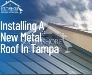 New metal roof