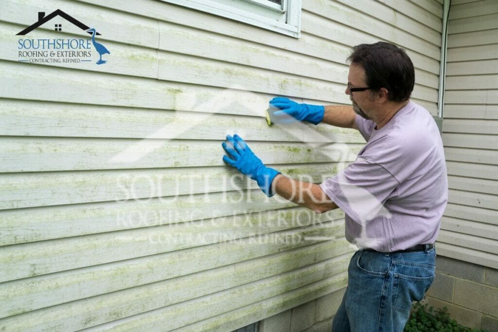 clean vinyl siding