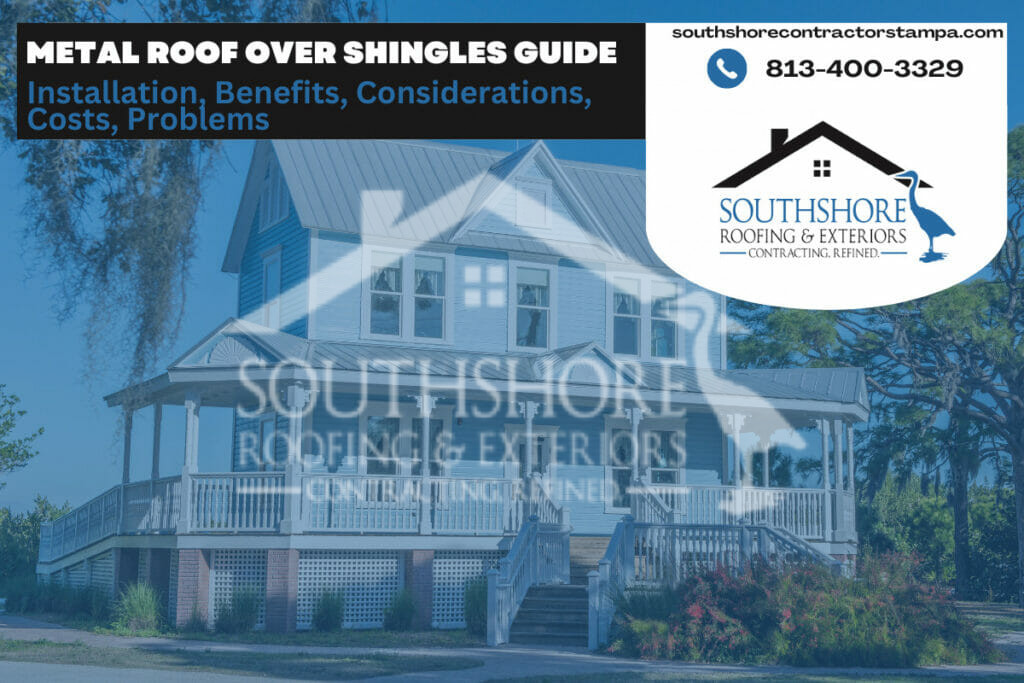 metal roof over shingles