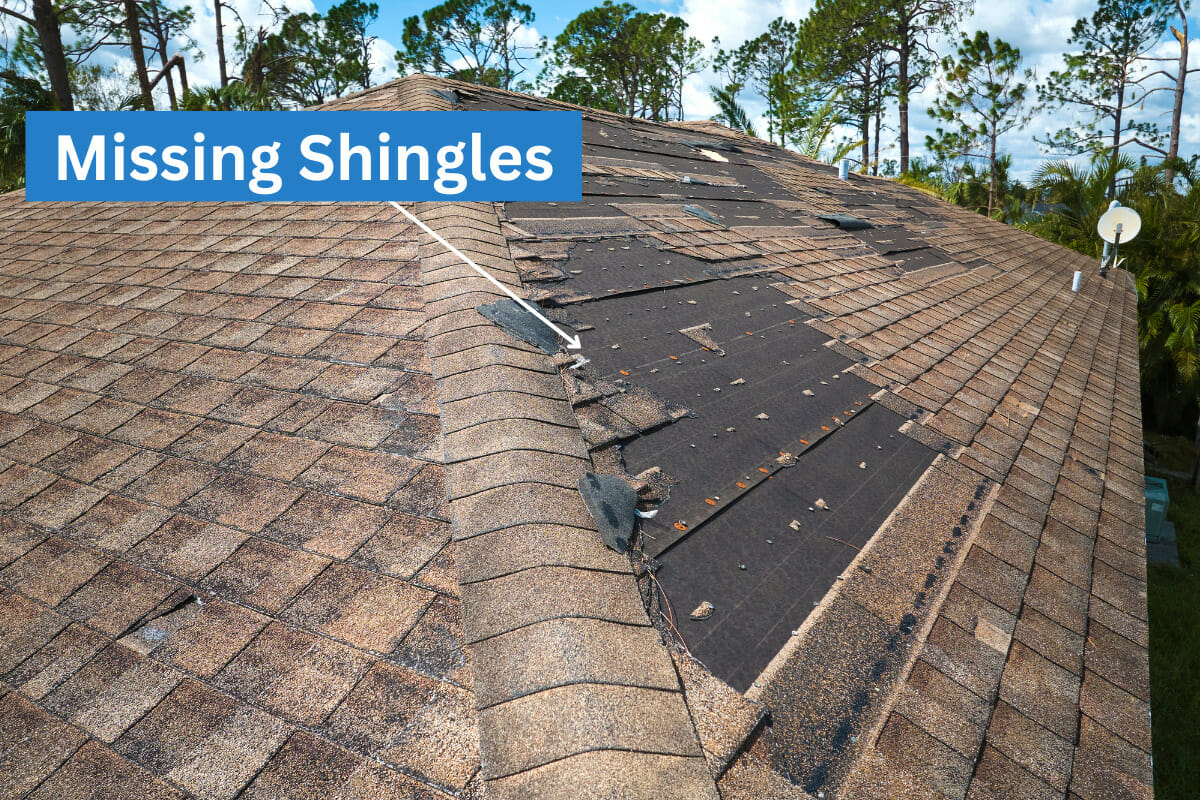 Missing Shingles Can Lead To Roof Leaks