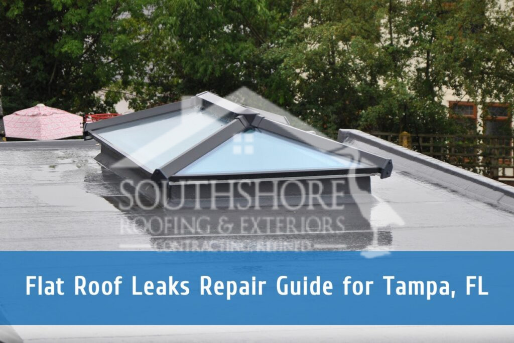 Flat roof leak repair guide