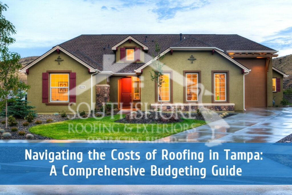 Planning for a roof replacement