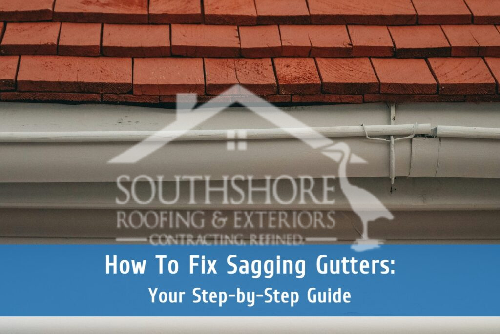 Fixing damaged gutters