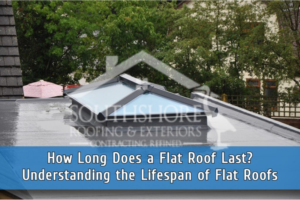 Flat roof lifespan with skylight