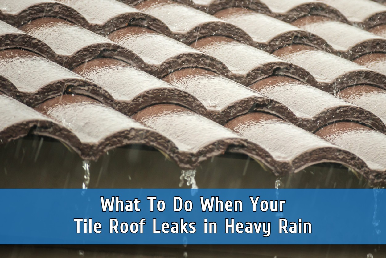 What To Do When Your Tile Roof Leaks in Heavy Rain