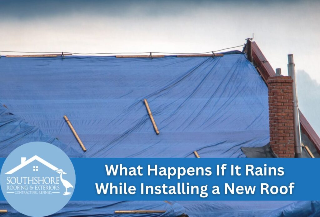 What Happens If It Rains While Installing a New Roof