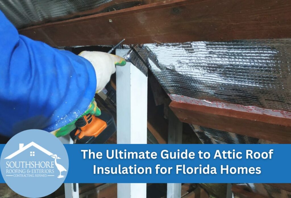 inside repair in attic