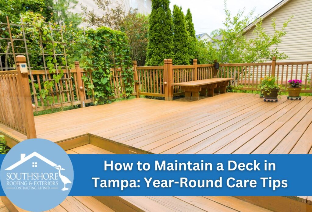 How to Maintain a Deck in Tampa Year-Round Care Tips