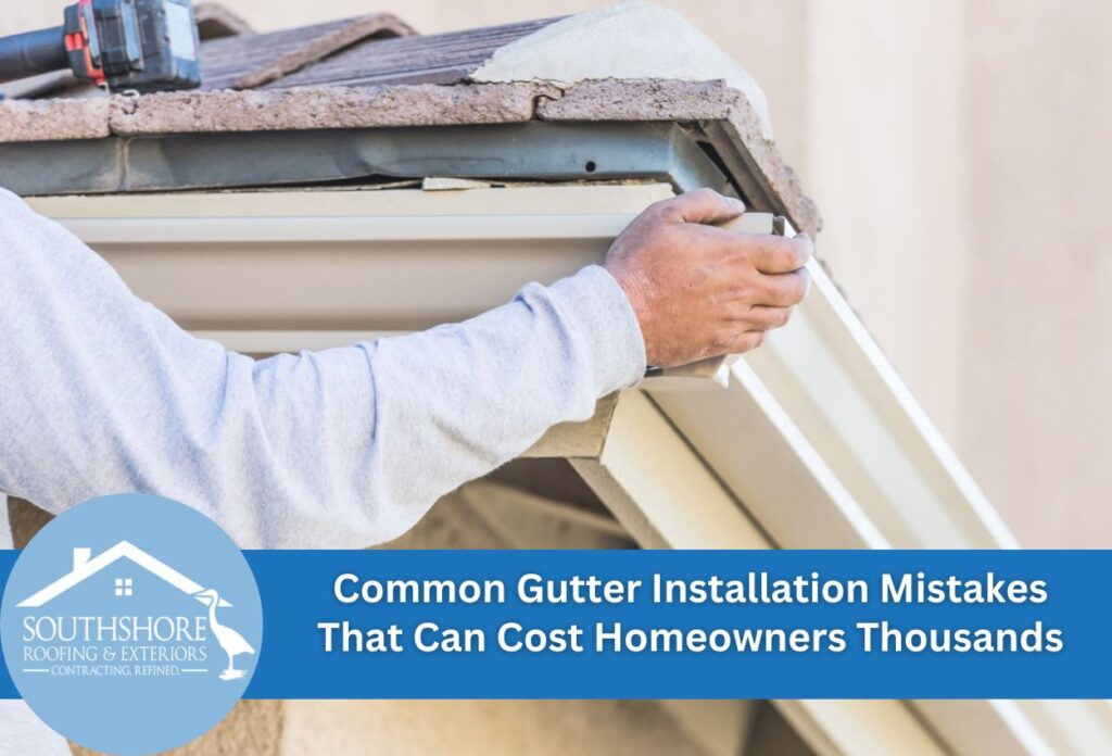 Common Gutter Installation Mistakes That Can Cost Homeowners Thousands
