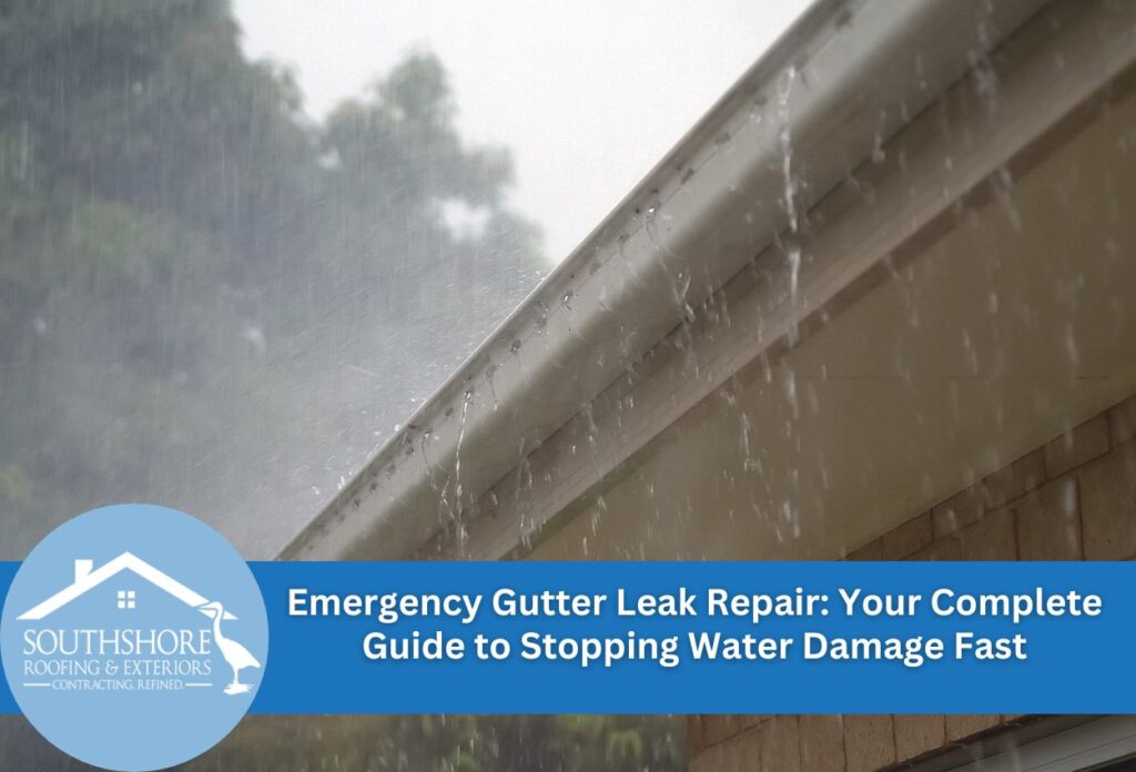 Emergency Gutter Leak Repair: Your Complete Guide to Stopping Water Damage Fast
