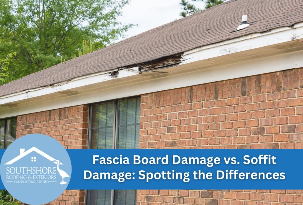 Fascia Board Damage vs. Soffit Damage: Spotting the Differences