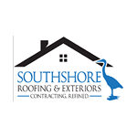 Southshore Roofing & Exteriors logo with house silhouette and company name